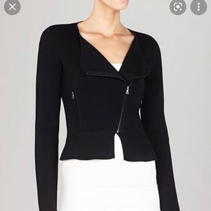 NWT BCBG Brendah slanted zipper jacket